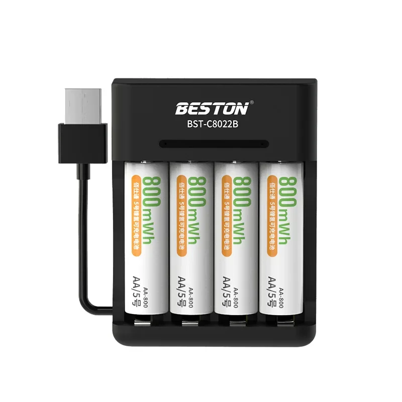 Caricabatterie Rapido NiMH NiCd Caricabatterie Rapido Universale Per Pile Ricaricabili AA, AAA, C, D, 9V - NiMH/NiCd, Con Alimentatore EU Caricabatterie Rapido Per AA AAA C D 9V NiMH NiCd Universale - Foto 10