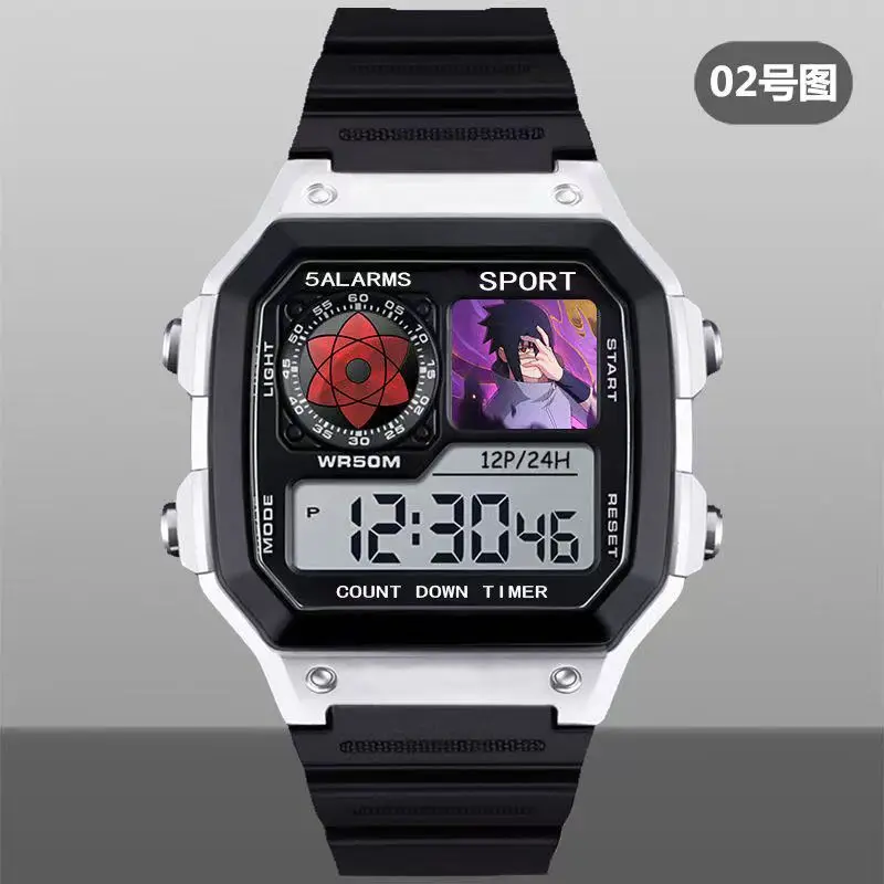 Stylish Naruto-Themed Cartoon Digital Wristwatch - Perfect Gift
