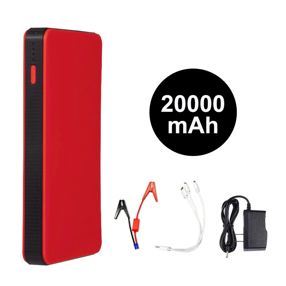 car jumper 20000mAh Car Battery Jump Starter Power Bank 12V 400A Auto Emergency Booster Starting Device with Flashlight for 2.0L Gasoline portable jump starter Jump Starters