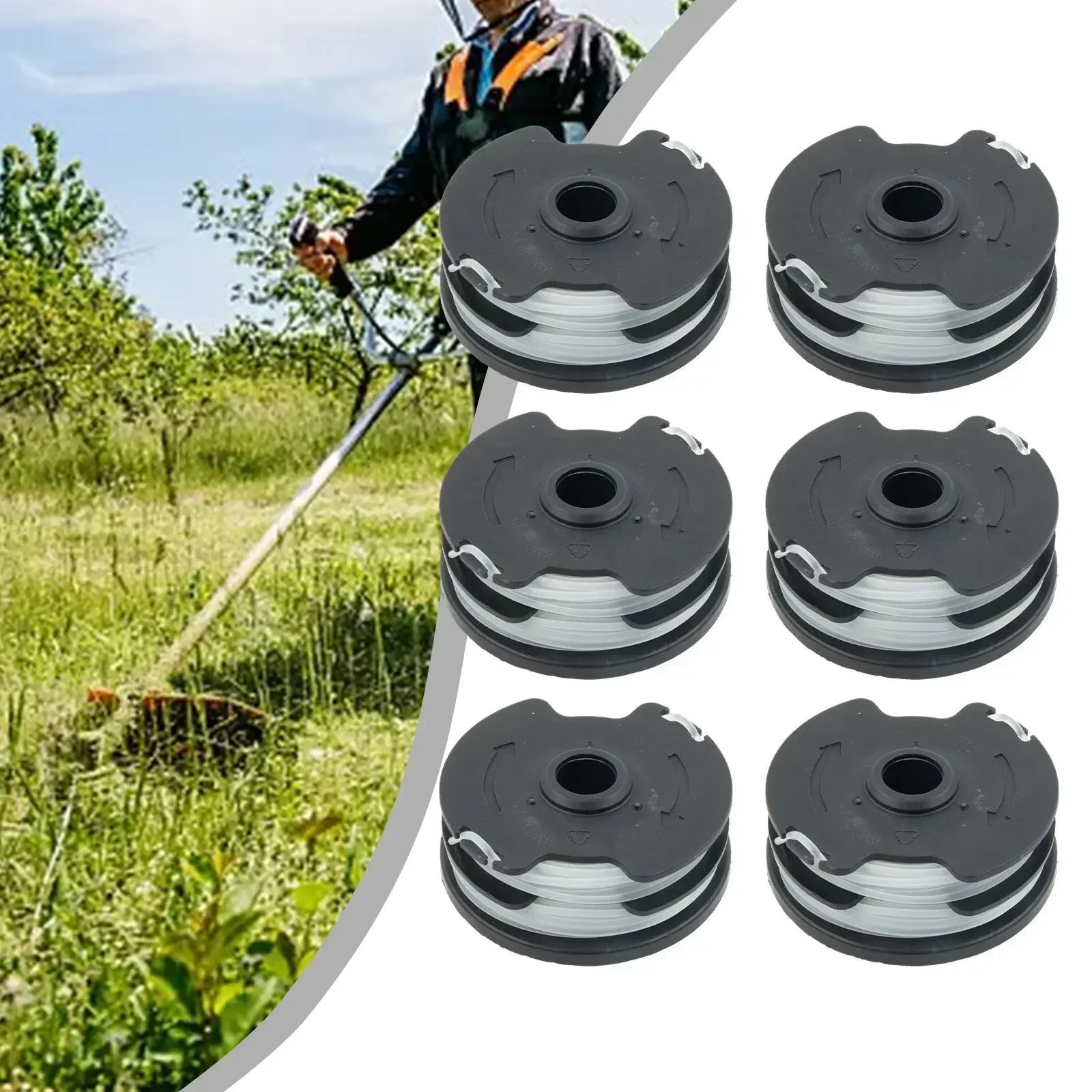 Grass Trimmer Cordless Thread Spools Tool Parts 2 X 4m C3 Easy To Install PRTA 20-Li A1-IAN 311046 Replacement