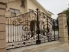 Best Welcome Fashion Small Iron Gate Iron Pipe Gate Design Wrought Iron Gate 5