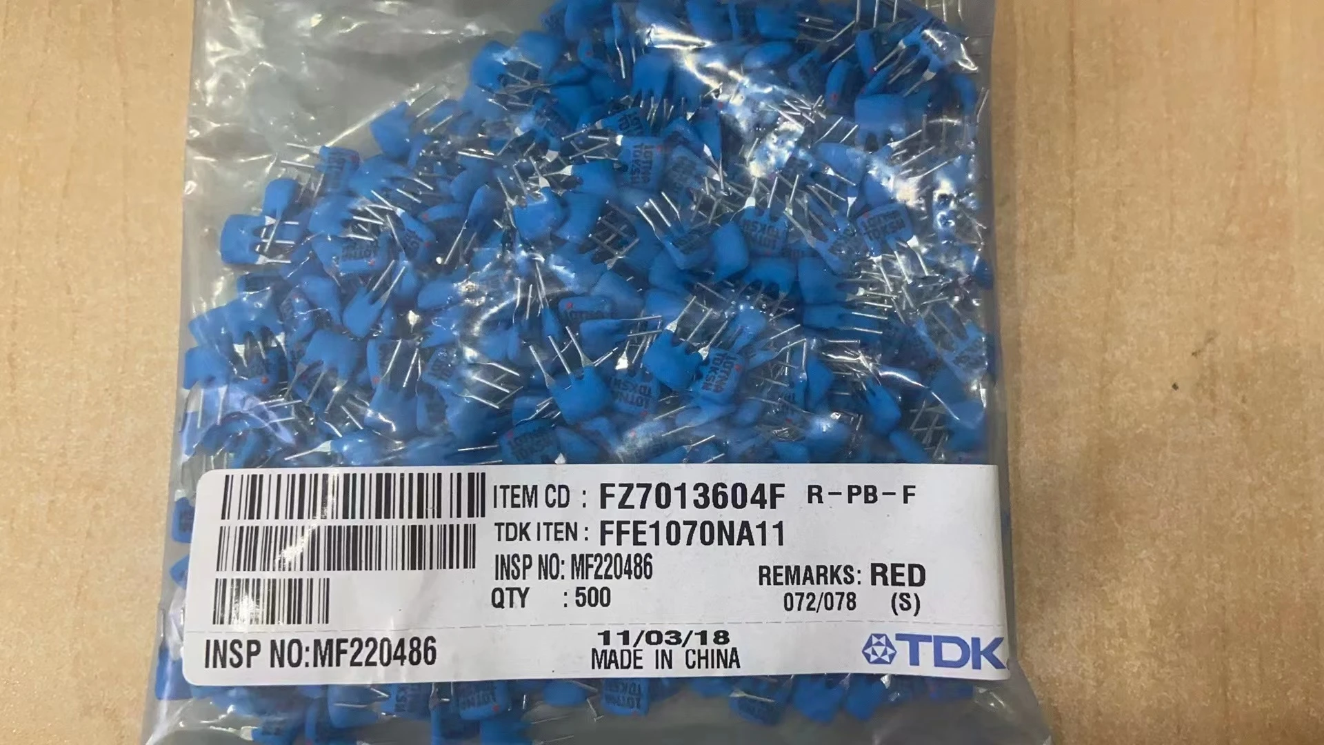 50pcs/10.7M Original FFE1070NA11 10.7MHZ 107NA Ceramic Filter 3P Bandwidth 230K