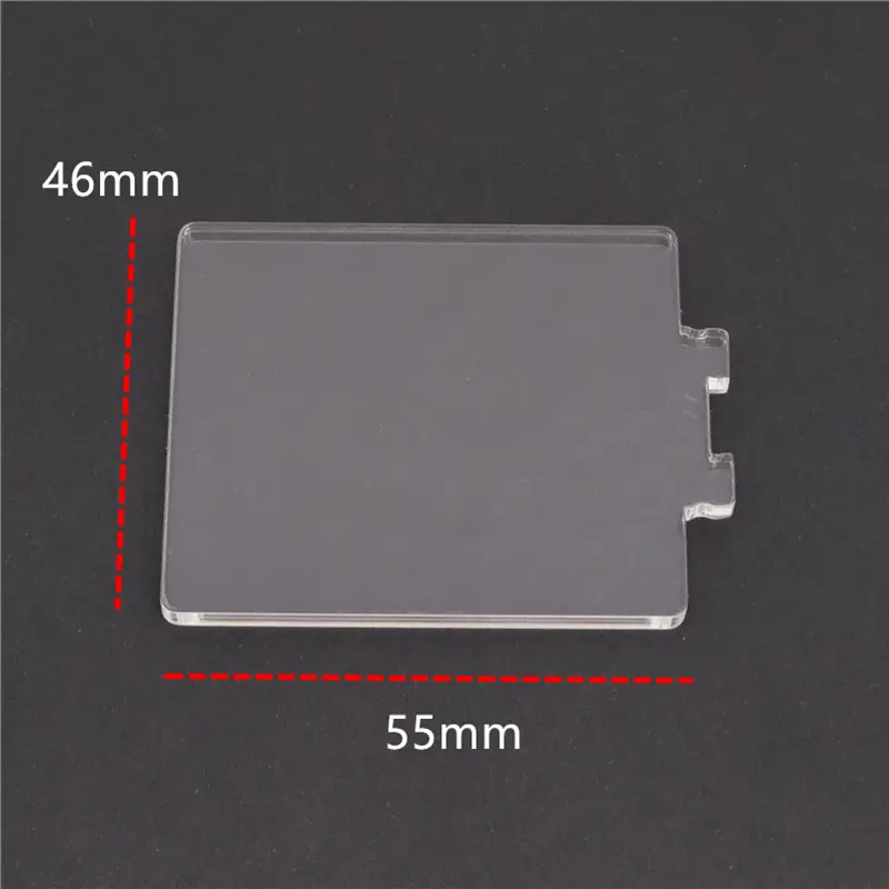 30Pcs Clear Small Acrylic Board DIY Led Keychain Pendant Round Square Transparent Panel 4mm Thickness Organic Glass Blank - Image 7