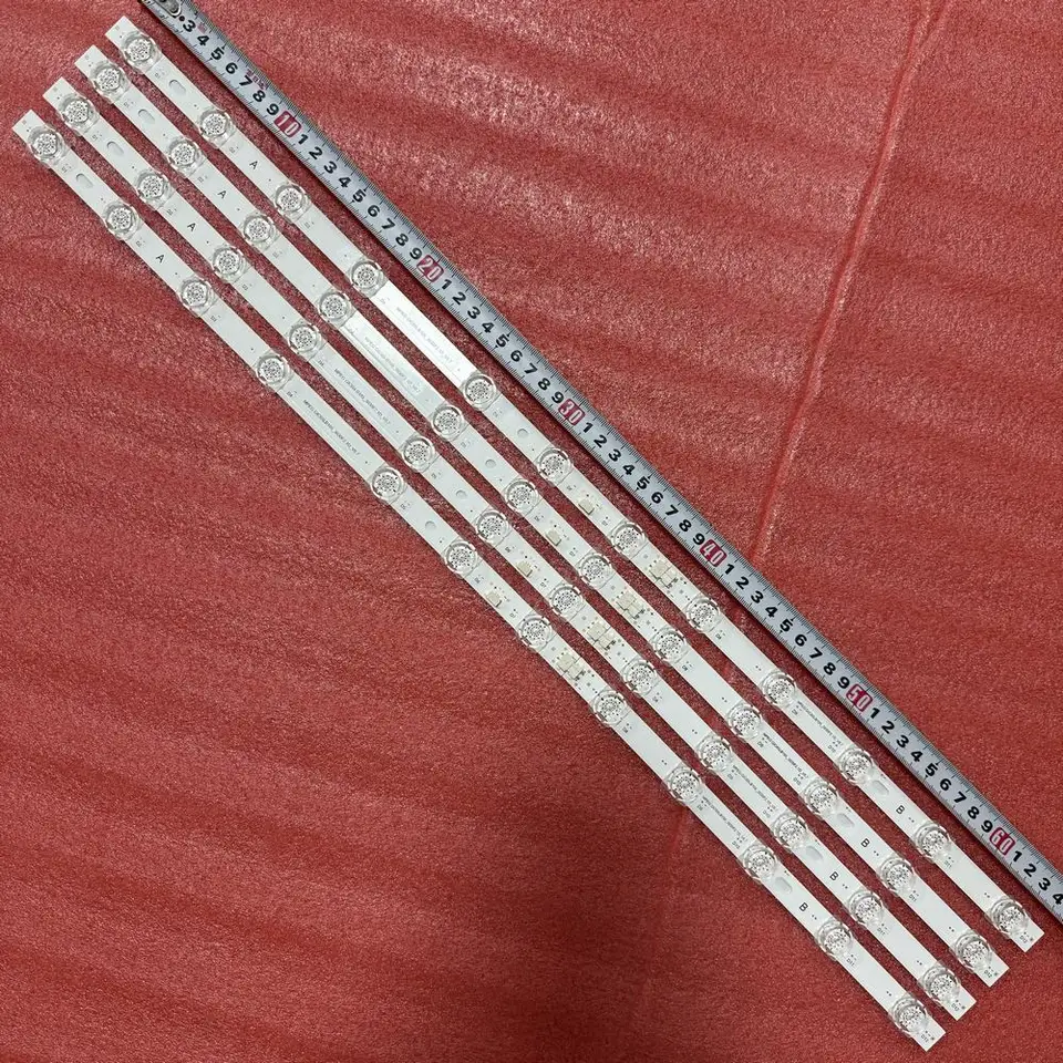 Striscia LED (6 Pezzi) Per TV TCL 65S423 65S425 65P65US E Toshiba – Ricambio Barra Luminosa
