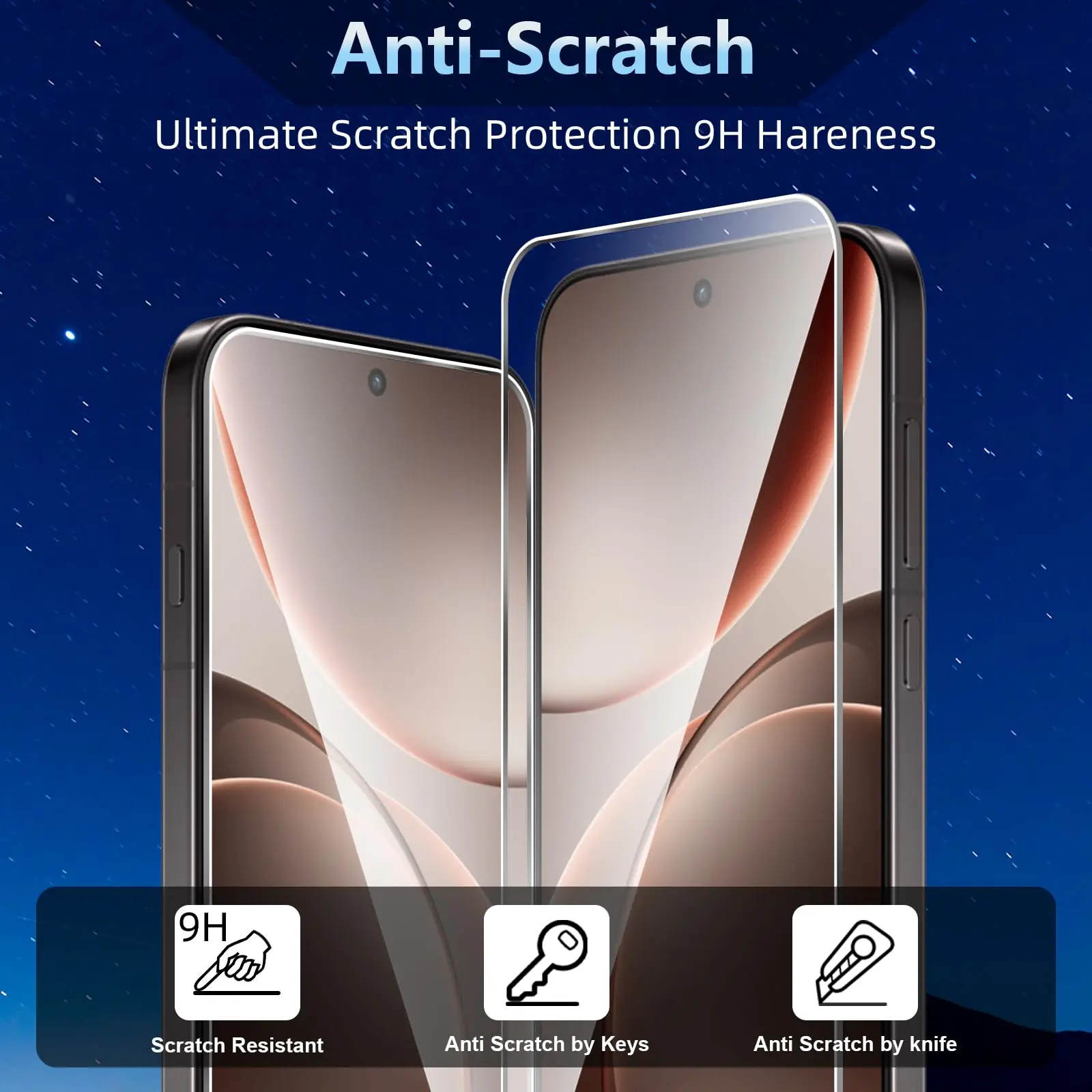 Premium Tempered Glass Screen Protector - 6.78 HD Transparent Clear Anti-Scratch, Case Friendly