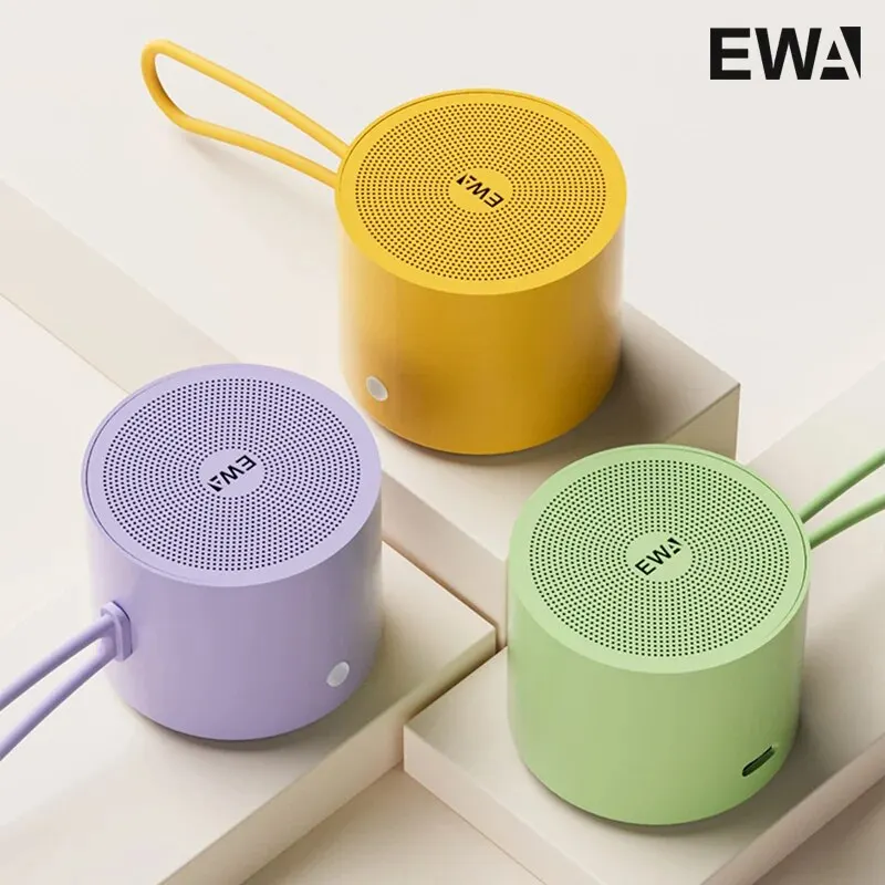 EWA A127 휴대용 미니 블루투스 스피커, 레트로 스타일, 컴팩트 및 휴대용, 하이파이 사운드, 5 시간 내구성