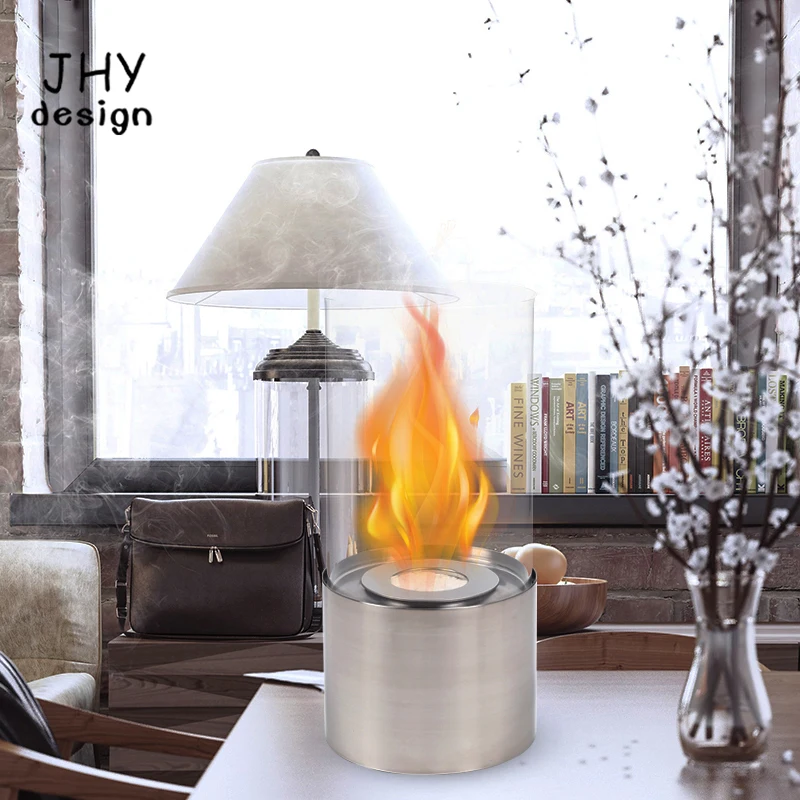 Portable Tabletop Fireplace Fire Bowl Pot Tabletop Clean