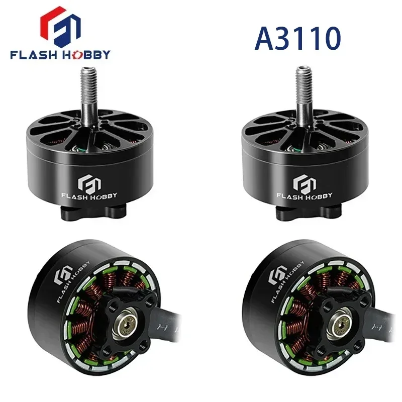 

FLASHHOBBY A3110 3110 900KV Brushless Motor 6S LIPO for FPV Freestyle 9inch 10inch Long Range Cinelifter Drones