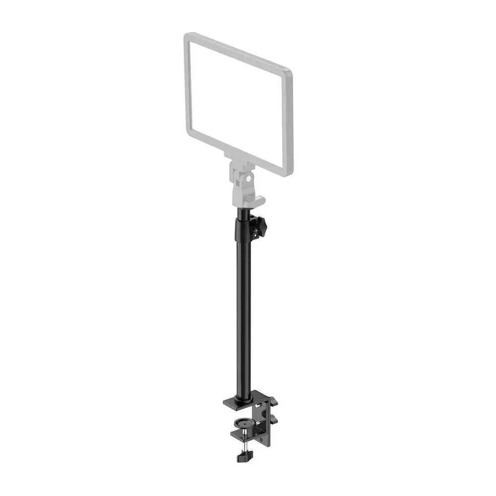 Extend C Tripod Clamp 30-52cm Desk Light Stand Holder with 1/4" Screw Mount for