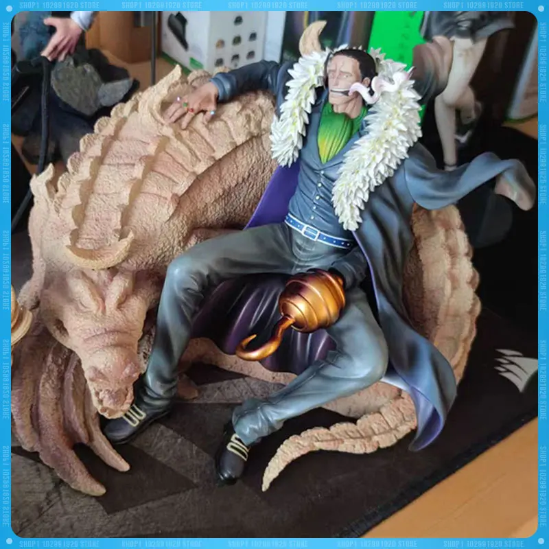 

One Piece Anime King Of The Desert Sir Crocodile Anime Figurine Model Collectible Room Ornament Kids Christmas Gifts Toys Pvc