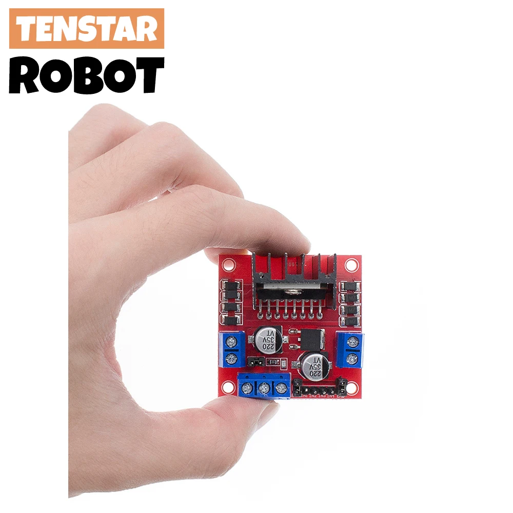 DC motor driver L298N driver board module Stepper motor smart car robot breadboard peltier High Power for arduino