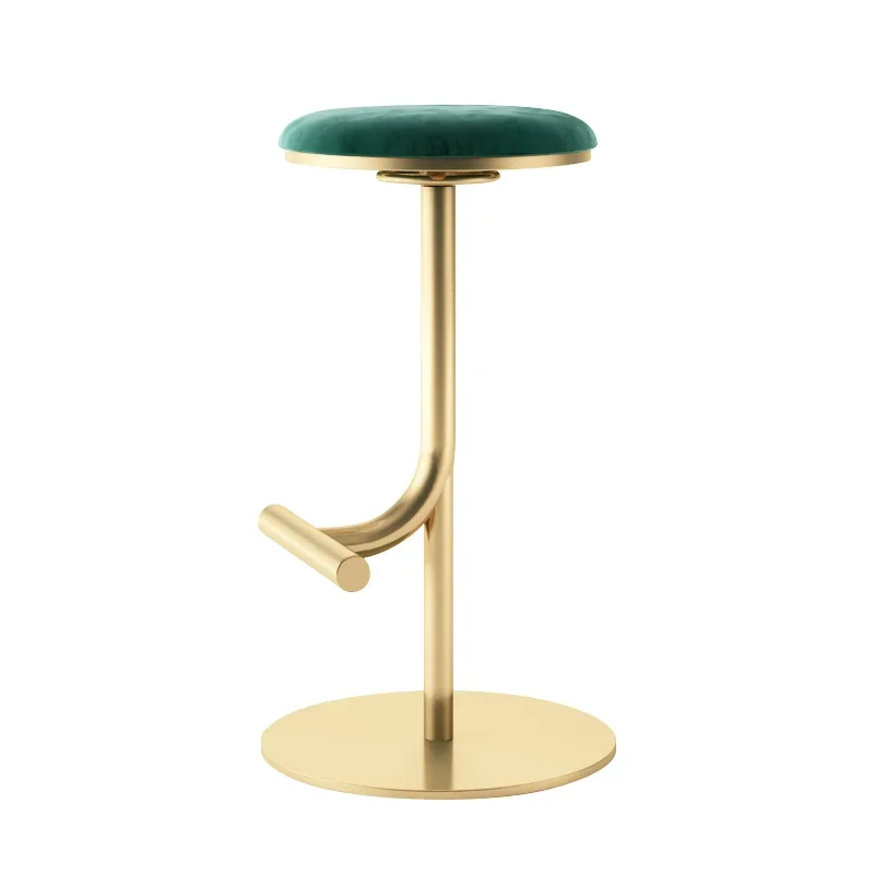 Quality Nordic Light Luxury Lifting Bar Chair American Ins Web Celebrity Milk Tea Shop High Chair Home Front Desk Round Stool