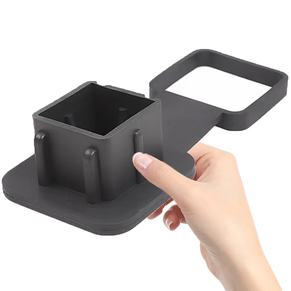 Tow Plug Tube Cap Protector Waterproof Trailer Hitch Cover Universal Dustproof 2 Inch Receiver Auto Square Plug Tow Hook Cover