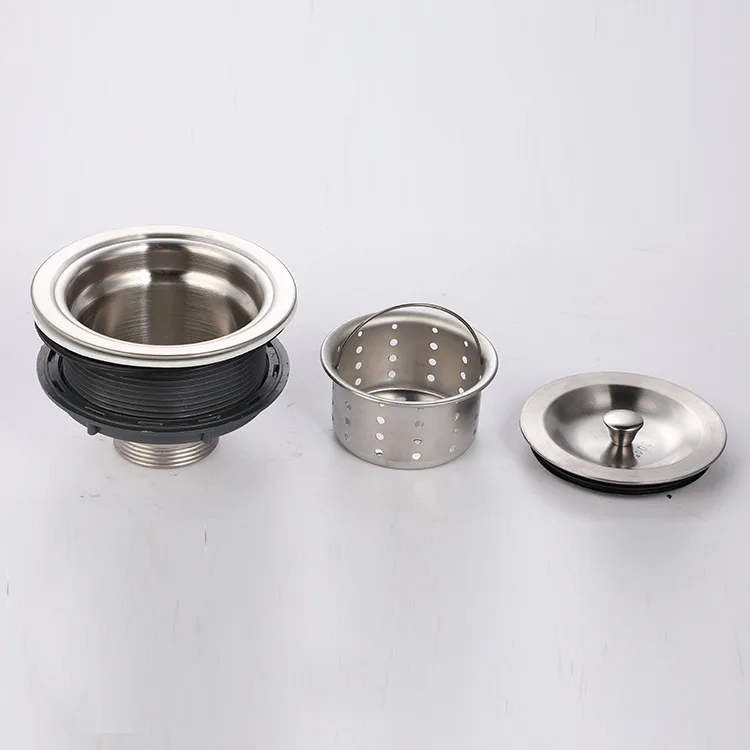 Description Picture 6 of item1PC Stainless Steel Sink Drain Basin Drainer Waste Strainer Plug Removable Waste Basket Sealing Lid Kitchen Bathroom Accessories