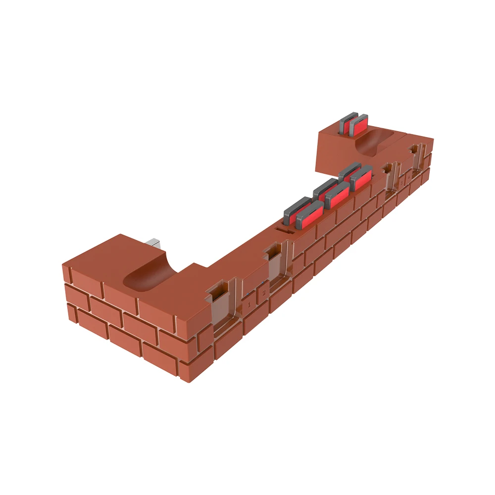 Game Controller Charger Base for Nintendo Switch OLED JoyCon 4 Ports Charging Station Base with 8 Game Slots Game Accessories