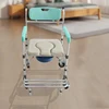 Shower Toilet ChairManual Patient Lift Transfer ChairMobile Nursing Disabled Toilet Chair 4