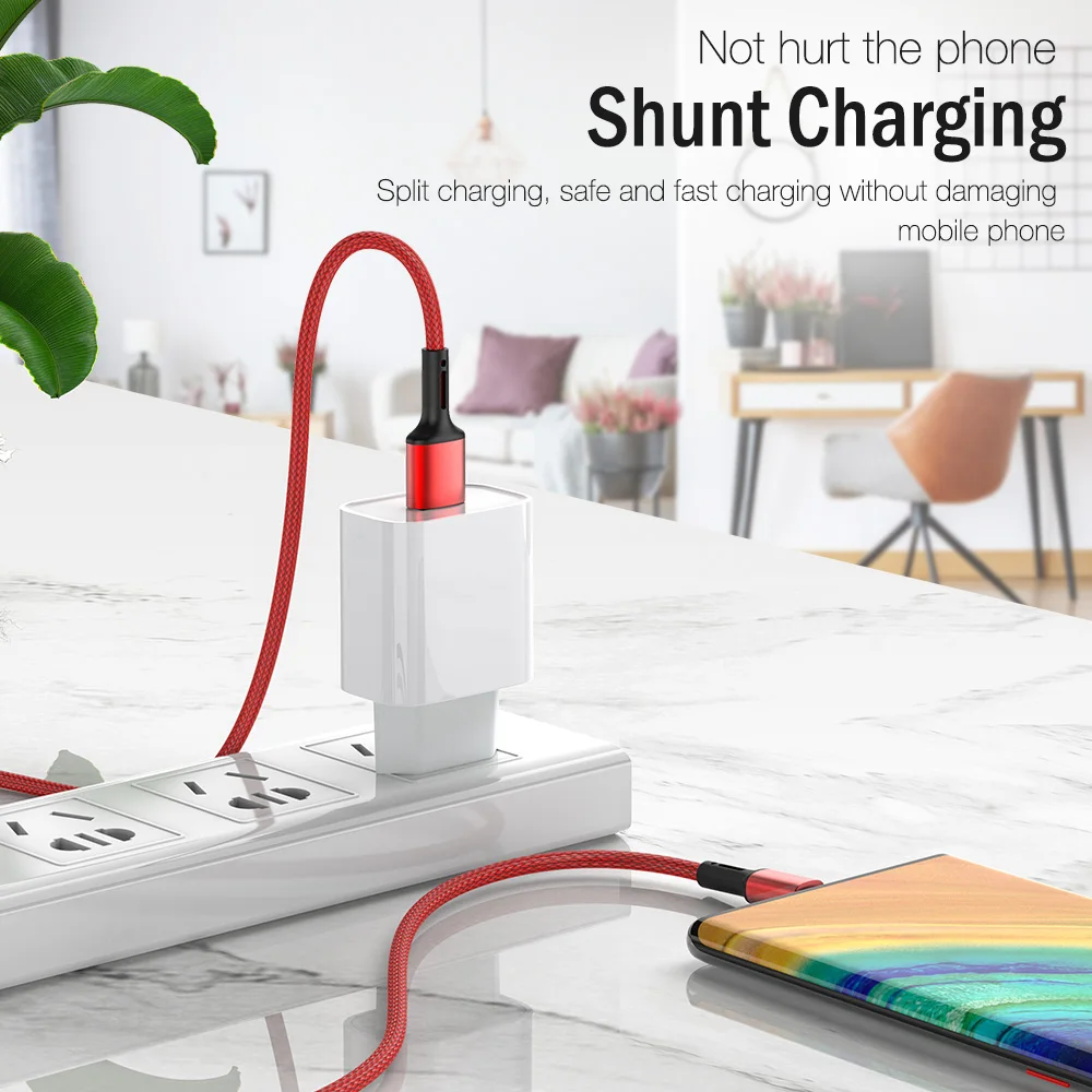 Enhanced USB Type C Fast Charging Cable - Data Charger Wire, Available in 1m, 2m, 3m Lengths
