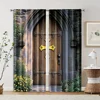 2pc,  Curtain Unique Castle Versatile Fabric,Without Electricity Birthday Party Applies to Multipurpose Event Decoration 2