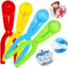Snowball Maker Clip For Kids Adult Heart Snowflake Duck Shape Clip Tongs for Outdoor Sand Snow Ball Mold Toys Fight Sports Toys 1
