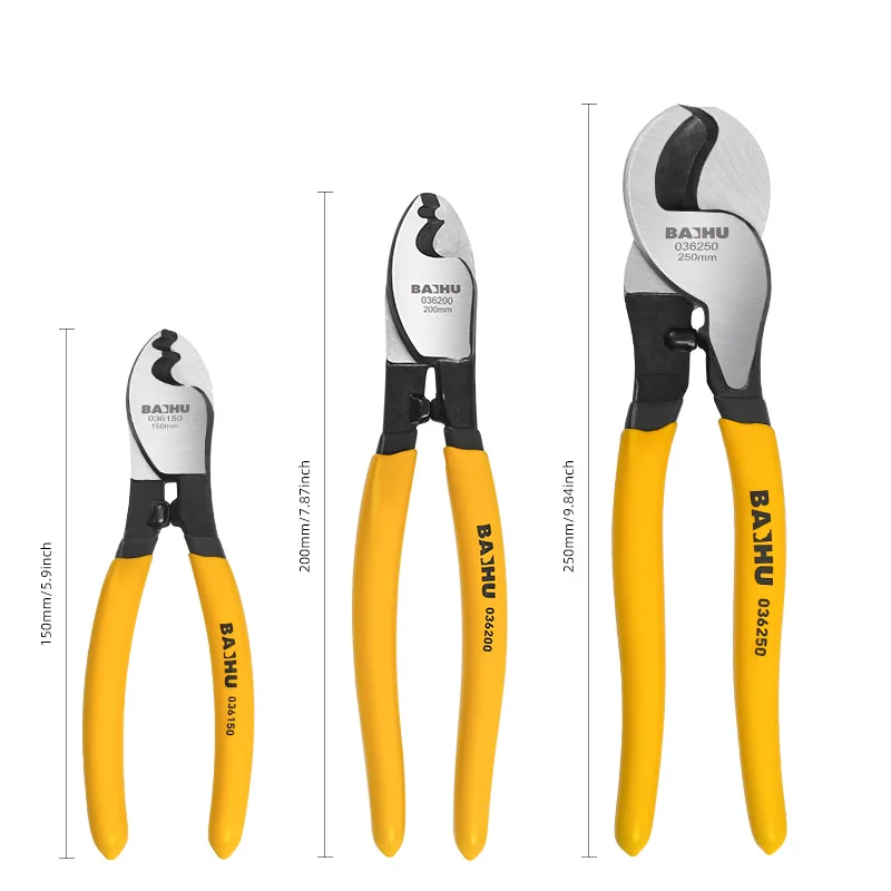 6/8/10 Inch Cable Cutter Multifunctional Electric Wires Cutting Plier, cable cutter