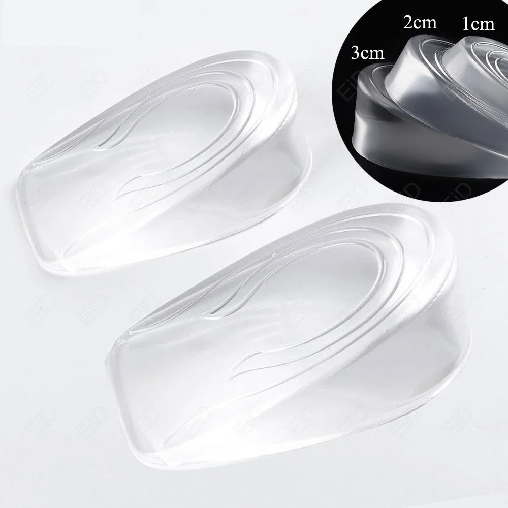 1–3 cm unsichtbare Einlegesohle zur Erhöhung der Höhe, weiche Silikongel-Einlegesohlen für Fersenspornschmerzen, Fußmassagegerät, Pflegekissen, Einlegesohle mit halbem Absatz – Detail 30