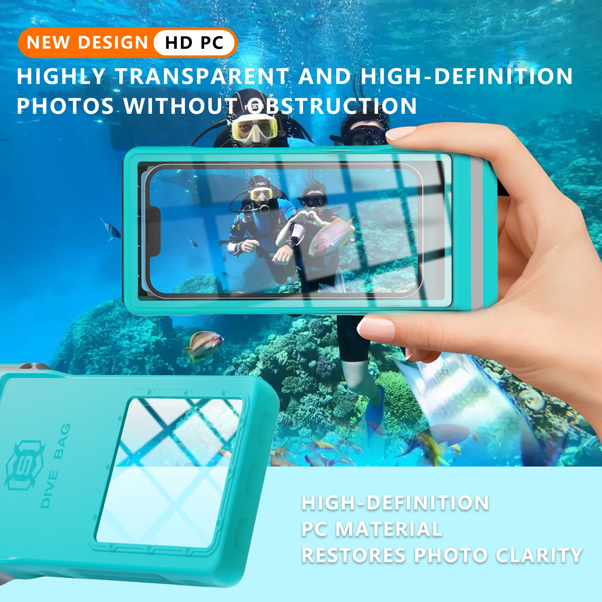SHELLBOX Ultimate Waterproof Dive Bag - 15 Meter Water Protection