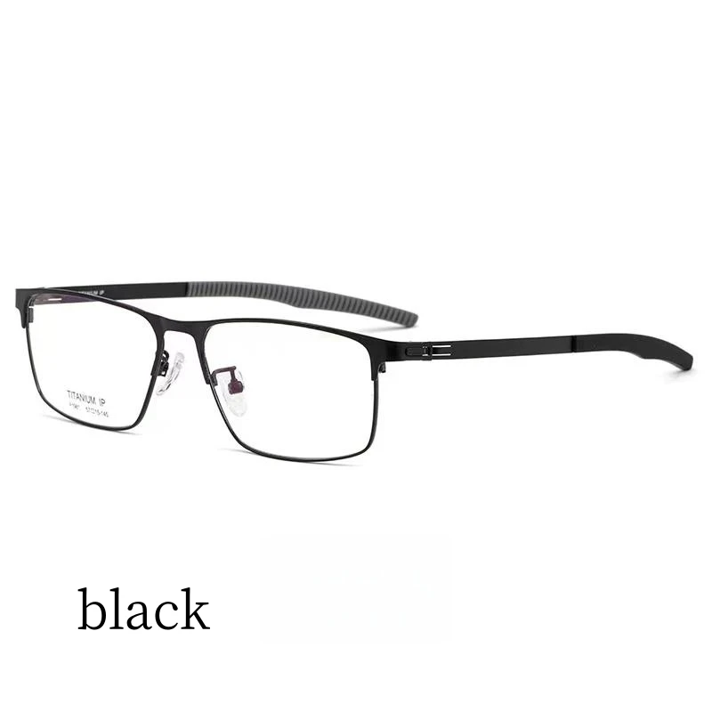 

57mm Large size widened big face Fat Glasses frame Business men's titanium alloy glasses myopia frame F1981