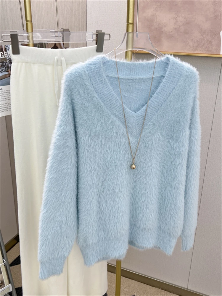 

Sweater Women Winter Pullover Girls Sweater Oversize Knitting Tops Vintage Long Sleeve Fall Female Knitted Outerwear Warm Pull