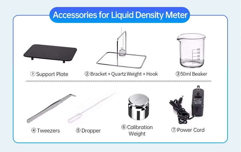 Digital Plastic Densimeter Analytical Balance Solid Liquid Densimeter Gold Preci