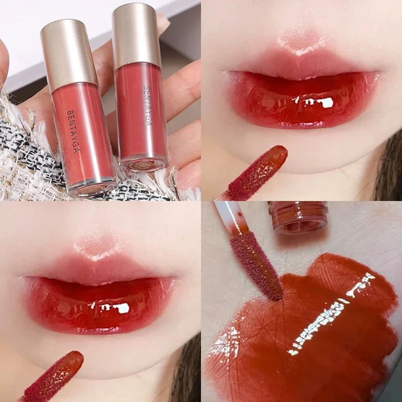 

Jelly Mirror Lip Glaze Waterproof Long Lasting Non-sticky Cup Moisturizing Liquid Lipsticks Women Sexy Red Lips Makeup Cosmetics