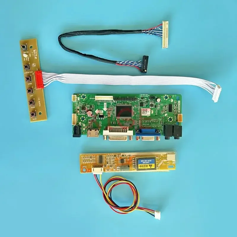 

Плата драйвера контроллера подходит для LTD141EA0D LTD141EA0V LTD141EACV 1CCFL 1024*768 LVDS-30Pin DIY Kit DVI VGA ЖК-панель HDMI-совместима