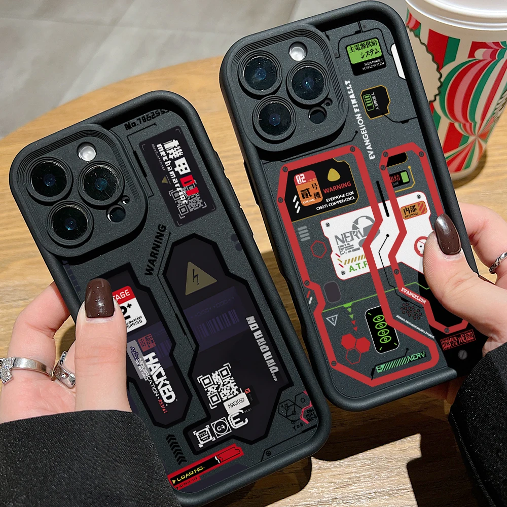 Fashion Mecha Style Phone Case: Sleek and Durable Design