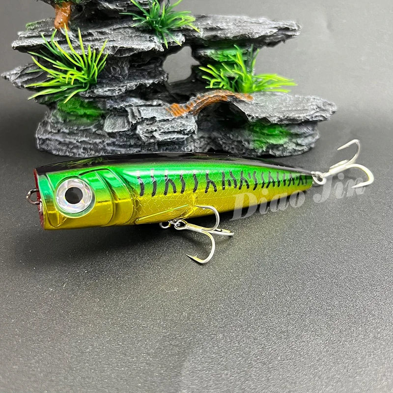 Large Topwater Popper Saltwater Fishing Lure - Ideal