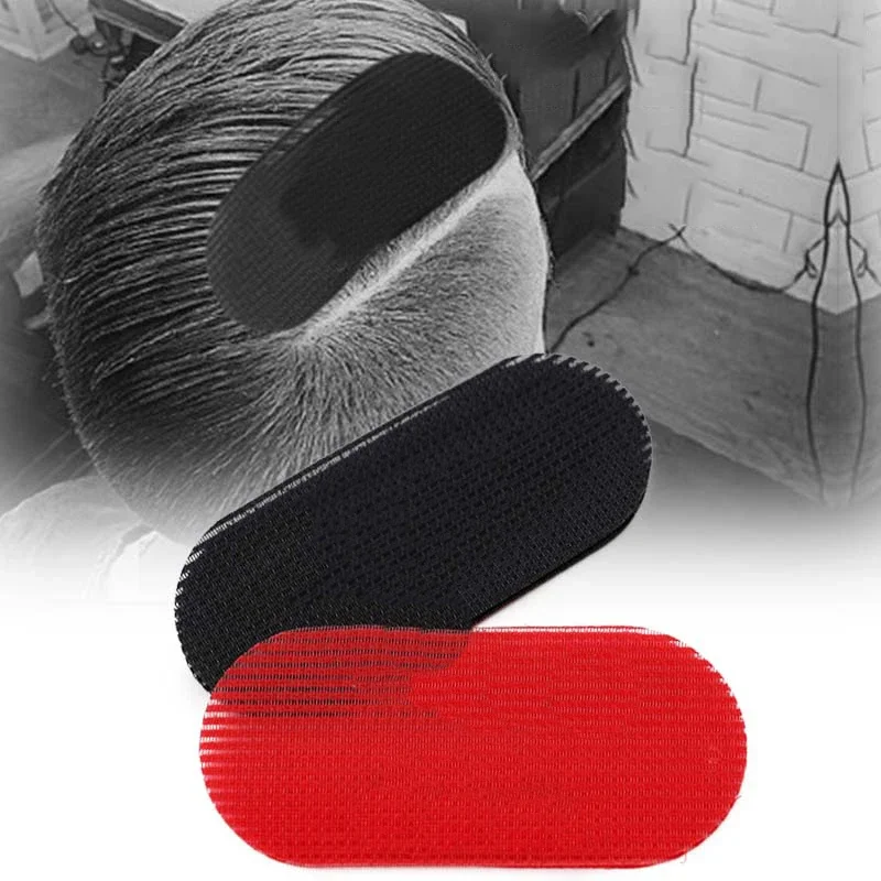 Hair Accessories 2/4PCS Hair Gripper Sticker Hairdressing Magic Nylon Barber Grippers Mens Oil Head Hair Tapes Salon Cutting Styling