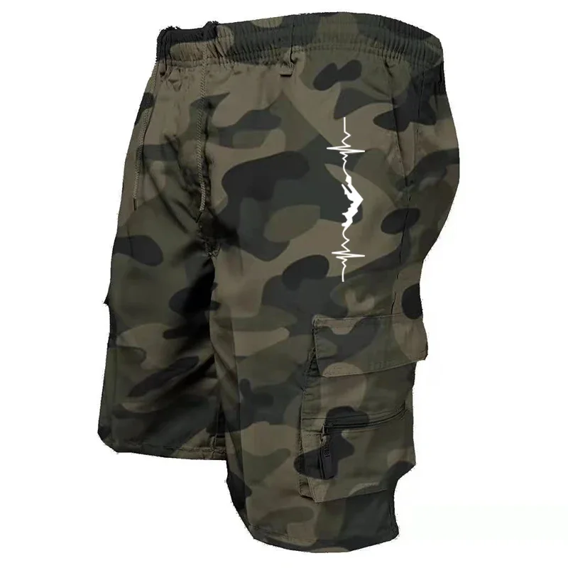 Summer New Five-point Shorts Men's Fashion Casual Trend Loose Comfortable Multi-pocket Cargo Pants Sports Outdoor Short Pants 4