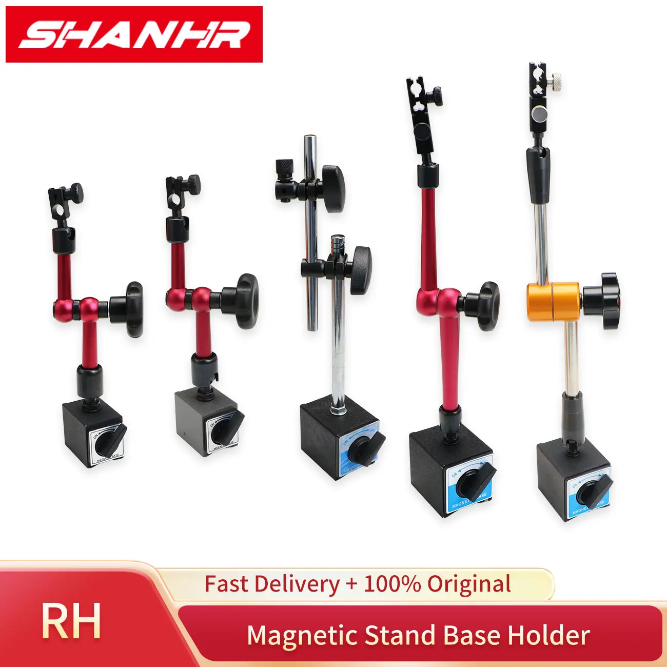 ฐานแม่เหล็กยึดติดแบบยืดหยุ่นแข็งแรง ปรับได้ สำหรับเกจวัดแบบหน้าปัด, ที่ยึดเกจวัดแบบหน้าปัดฐานแม่เหล็ก 1