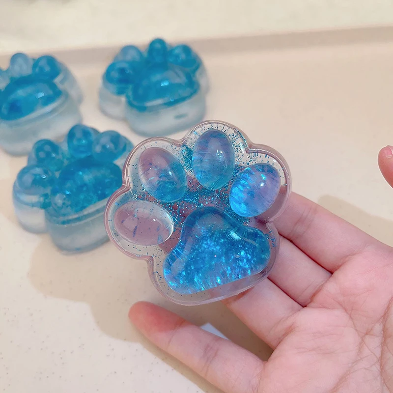 Simulation Cat Paw Toy Silicone Slow Rebound Pinch Decompression Toy Stress Release Vent