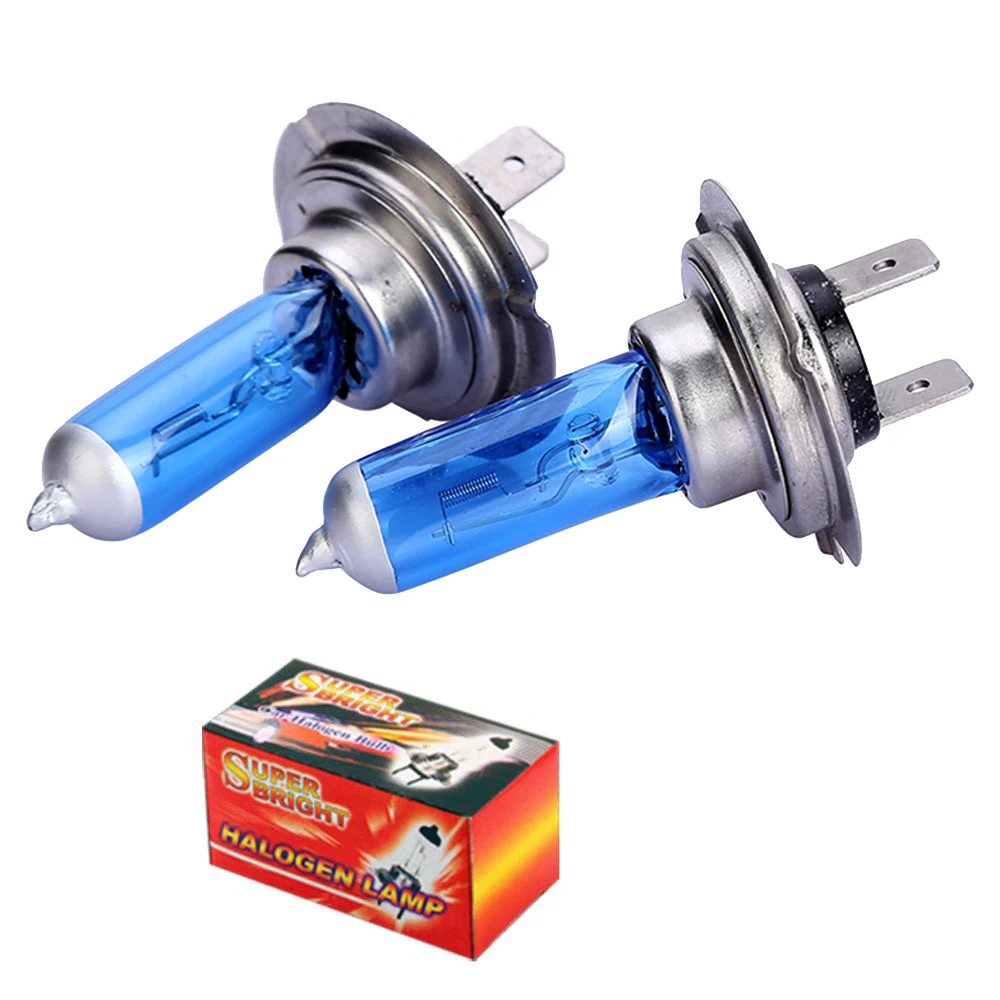 2pcs-H7-Light-12V-55W-100W-Light-Bulbs-Super-Bright-White-Fog-Lights-H7 ...