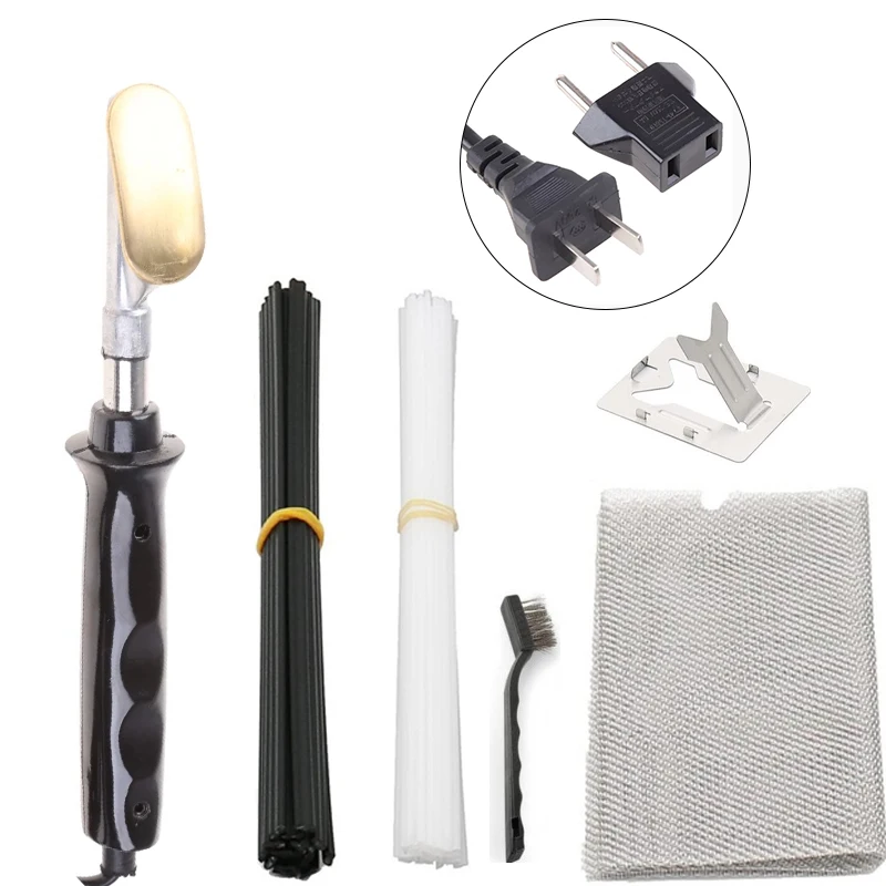 electric welding Leather Ironing Tool Crack Repair Smoothing Tool PP PE ABS PVC  Plastic Welding Rods Repair Plastic Smoothing And Filling Repair lincoln electric ac 225 arc welder Welding Equipment