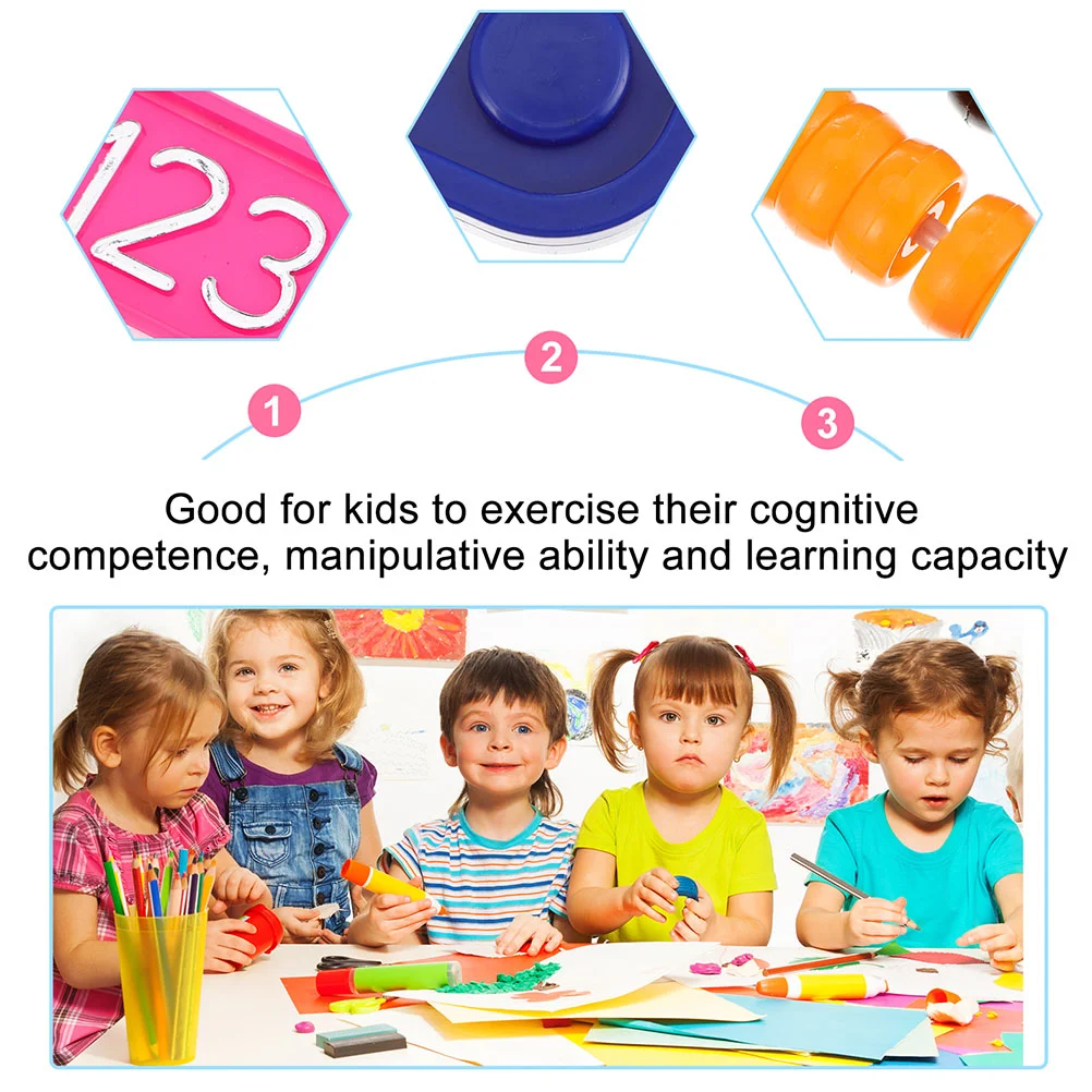 Calculator Abacus Child Preschool Baby Toy Beads Educational Calculate Plastic for Kids Counting