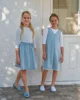 AS SS25 Summer Pinstripe Denim Collection brother and sister matching clothes 2