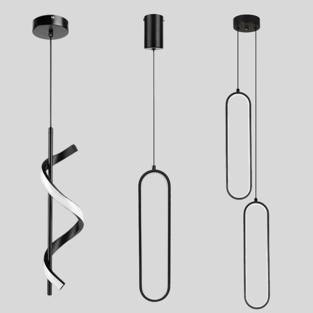 ModernChandelierLampsNordicCeilingLightsLEDBedroomBedside