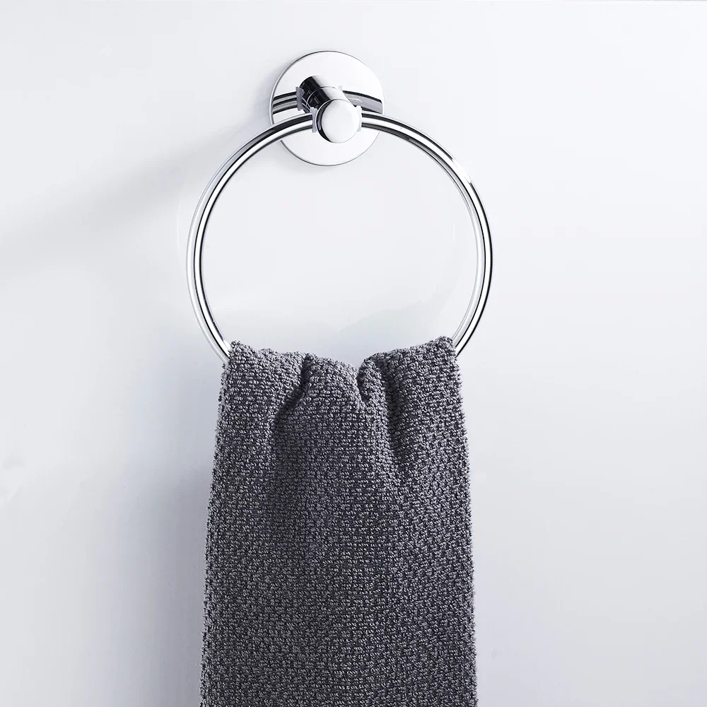 BATHROOM TOWEL RING BATHROOM TOWEL HOLDER BATHROOM SELF ADHESIVE TOWEL RINGS STAINLESS STEEL ROUND TOWEL HOLDERS WALL MOUNTED HAND RAILS