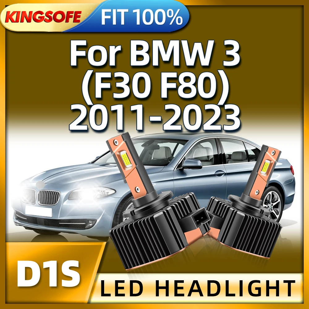 

KINGSOFE D1S LED Headlights HID Bulb 130W 6000K White For BMW 3 F30 F80 2011 2012 2013 2014 2015 2016 2017 2018 2019-2023