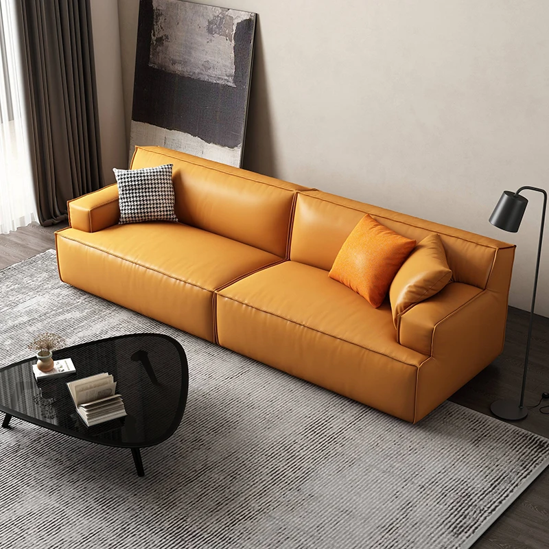 

Sleeper Ergonomic Living Room Sofas Leather Minimalista Office Organizer Living Room Sofas Nordic Modern Canape Salon Furniture