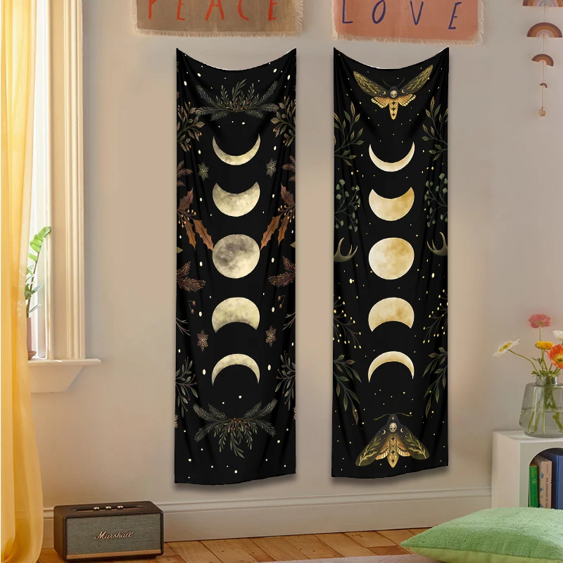 Moon Phases Tapestry Wall Hanging Decor - – Chic Boho Style