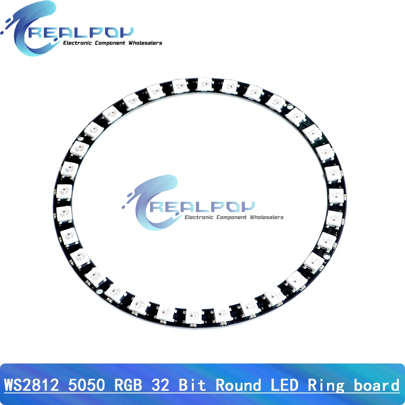 RGB LED Ring Light with Integrated Drivers