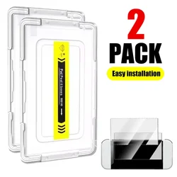 Nintendo Switch OLED Tempered Glass Screen Protector - Easy Install, HD Clarity for Switch (2PACK)