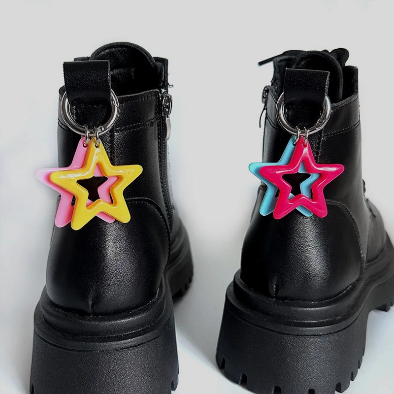 

Кружевные подвески для кроссовок ярких цветов, Симпатичные Красочные Подвески для ботинок для девочек, дизайнерские модные универсальные украшения для обуви, сделай сам