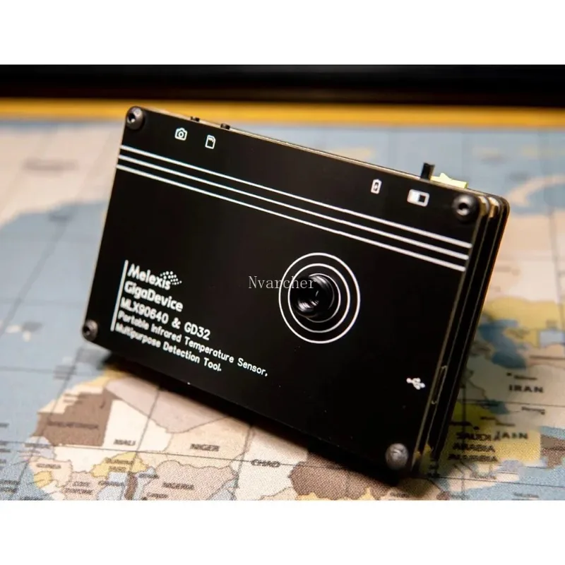 Polegada Mlx90640 Recarregável Faça Você Mesmo Infravermelho Detector de Temperatura de Imagem Térmica Salvar Imagens Equipamento de Reparo Eletrônico 3.2 - Imagem 5